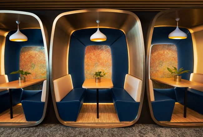 dining and seating area table.