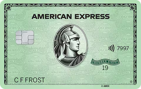 American Express Green credit card.