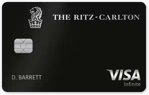 Chase The Ritz-Carlton Credit Card shown in black.