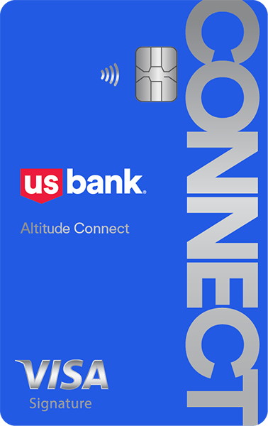 Blue U.S. Bank Altitude Connect credit card.