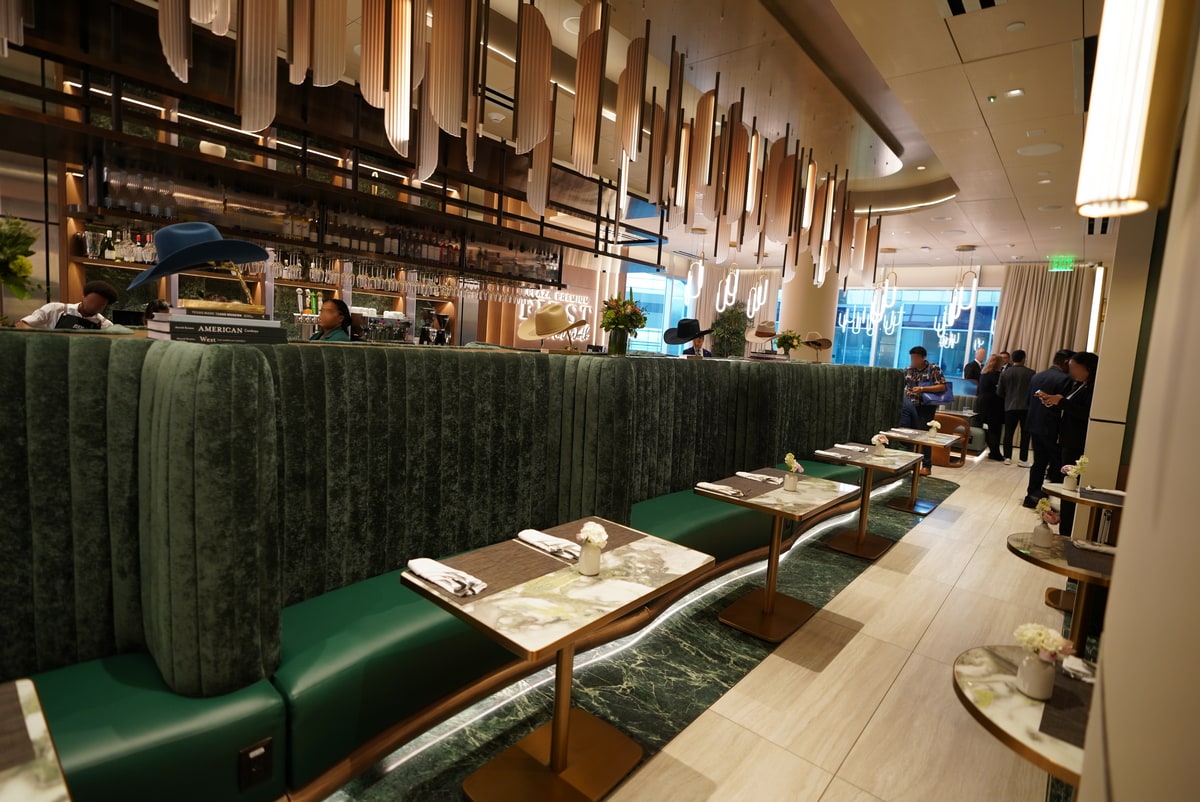 table seating with silverware.
